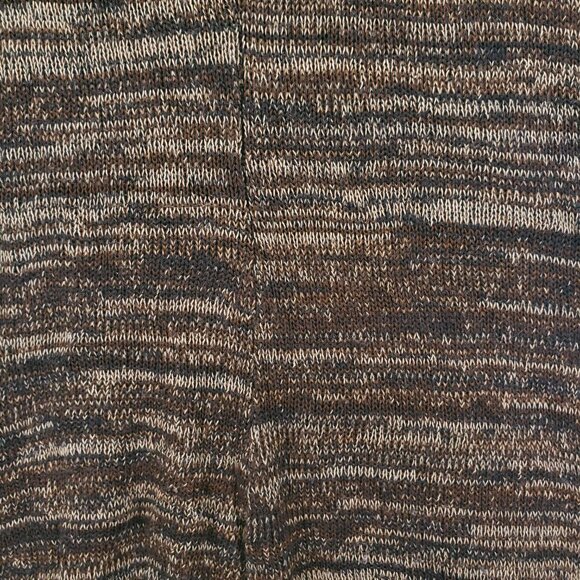 Ruby Rox Women Brown Marl Striped Cowl Neck Sleeveless Mid Dress Size M - Picture 16 of 16